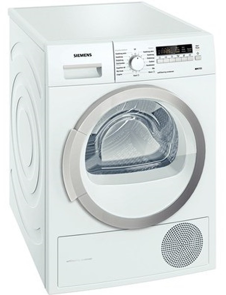 Siemens WT46W272NL Отдельностоящий Фронтальная загрузка 8кг A++ Белый сушилка для белья