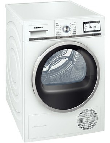 Siemens WT47Y701FG freestanding Front-load 8kg A++ White tumble dryer