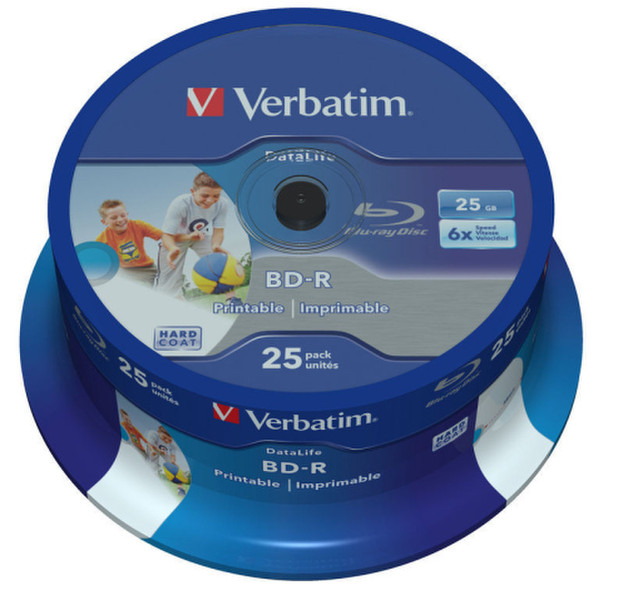 Verbatim 43811 25ГБ BD-R чистые Blu-ray диски