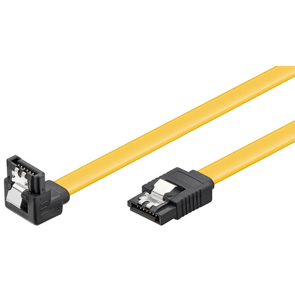 Wentronic SATA, 1 m 1м SATA SATA Желтый кабель SATA