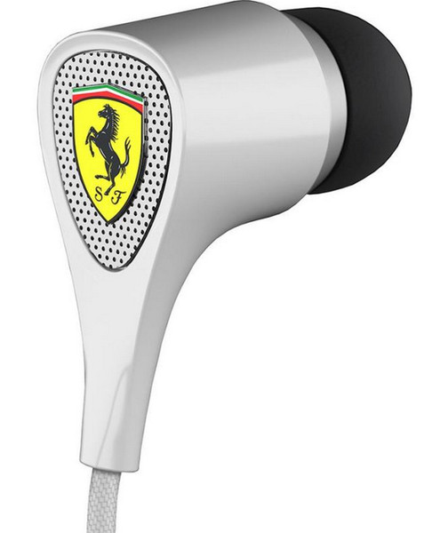 Ferrari by Logic3 Scuderia S100 Binaural im Ohr Weiß