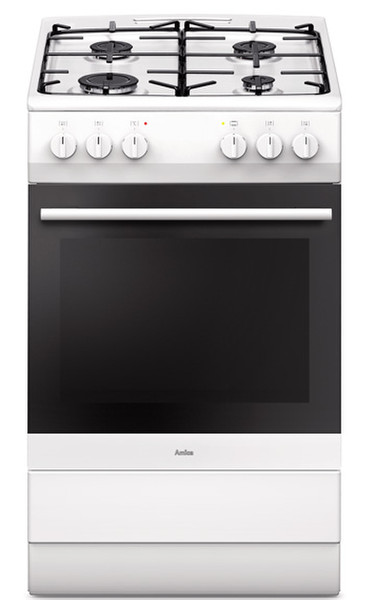 Amica SHM51061W Freestanding Gas hob A White cooker