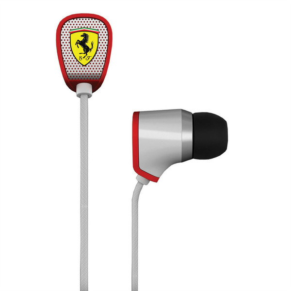 Ferrari by Logic3 Scuderia R100 Binaural im Ohr Weiß