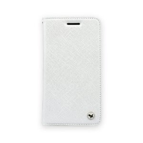Zenus Minimal Diary Wallet case White