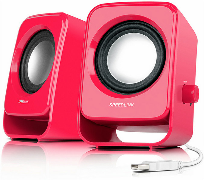 SPEEDLINK Snappy Stereo 1W Cube Red