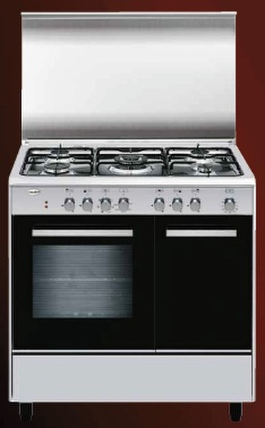 Glem AR96DIF3 Отдельностоящий Gas hob A Нержавеющая сталь кухонная плита