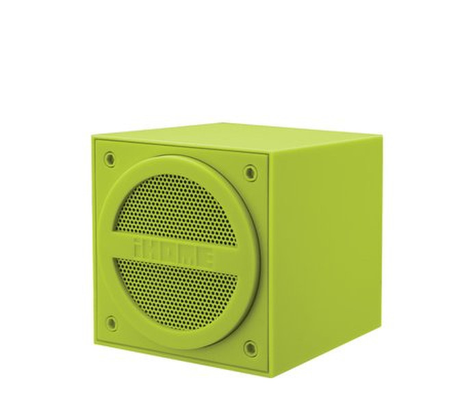 iHome iBT16 Mono Cube Green