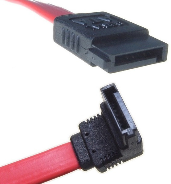 Computer Gear 26-1012 0.750m SATA SATA Red,Black SATA cable