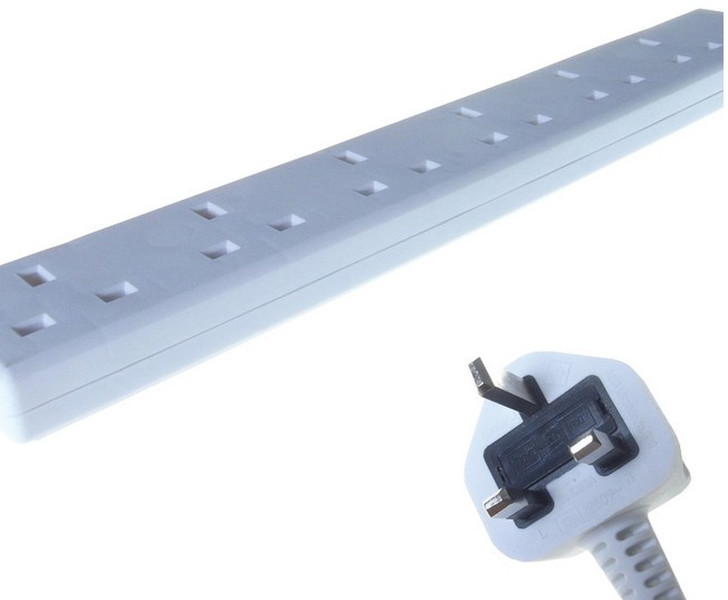 Computer Gear 27-6100 6AC outlet(s) 250V 10m White surge protector
