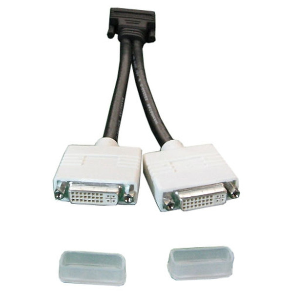 DELL Dual DVI 2 x DVI Schwarz DVI-Kabel