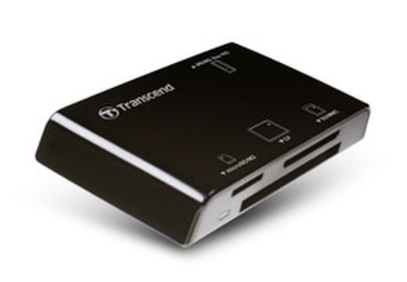 Transcend Multi-Card Reader P8 Черный устройство для чтения карт флэш-памяти