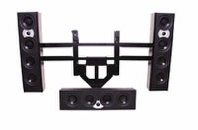 Chief Flat Panel Left/Right Speaker Adapter Black speaker mount