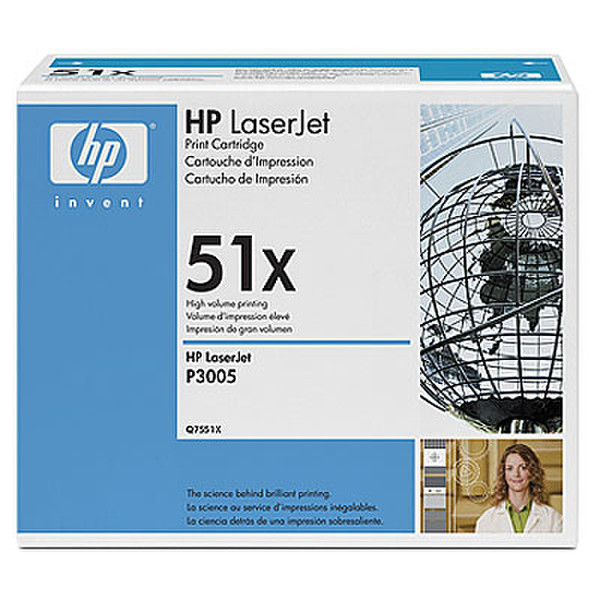 HP LaserJet Q7551X Black Print Cartridge