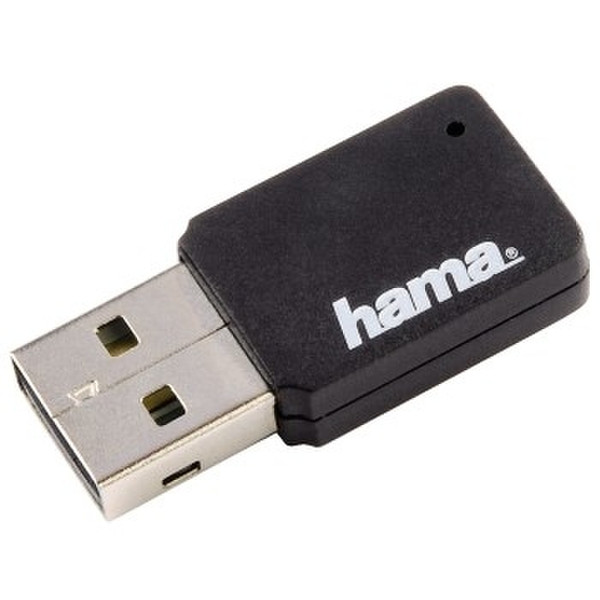 Hama WLAN USB Stick 150 Mbps, mini 150Мбит/с сетевая карта