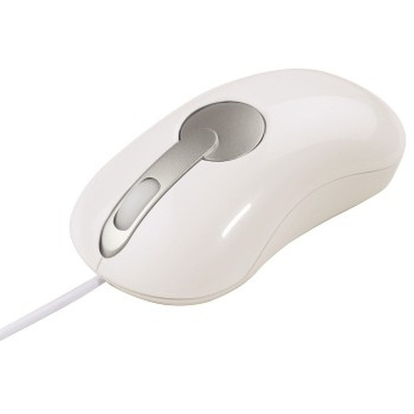 Hama Optical Mouse USB Оптический 800dpi Белый компьютерная мышь