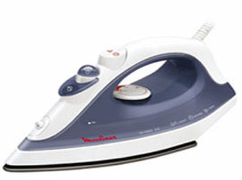 Moulinex IM1120X0 Dry & Steam iron 1200W Blue,White iron