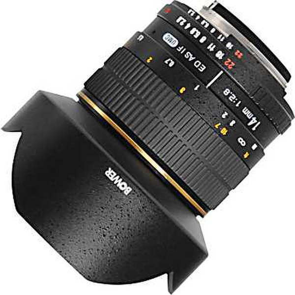 Bower 14mm f2.8 SLR Wide lens Schwarz