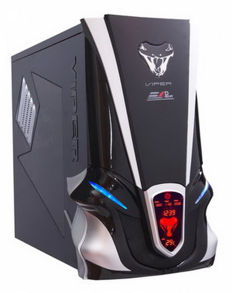 Eurocase ML Viper2 Gaming Midi-Tower Black,Silver computer case