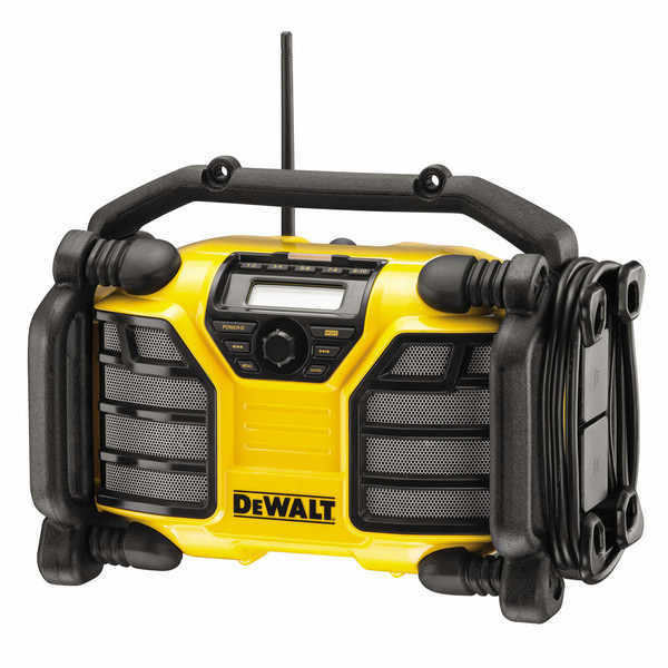 DeWALT DCR017 Портативный Цифровой Черный, Желтый радиоприемник