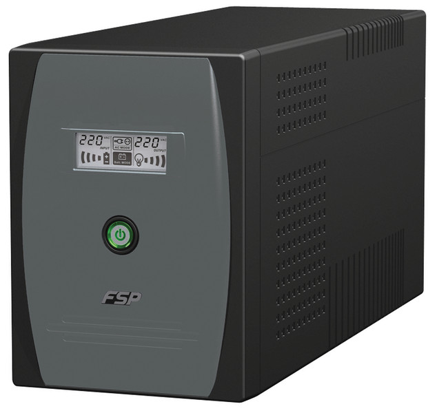 FSP/Fortron EP 1500 SP Line-Interactive 1500VA 6AC outlet(s) Tower Black,Grey uninterruptible power supply (UPS)