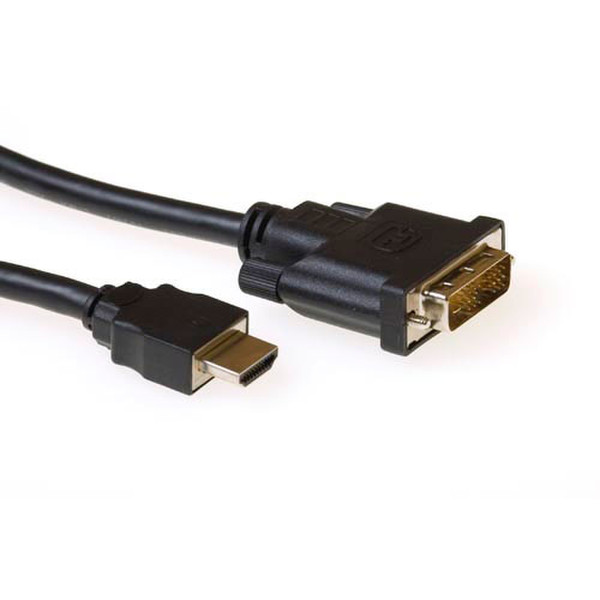 Advanced Cable Technology AK3739 1m HDMI DVI-D Black video cable adapter