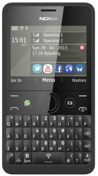 Nokia Asha 210 Schwarz