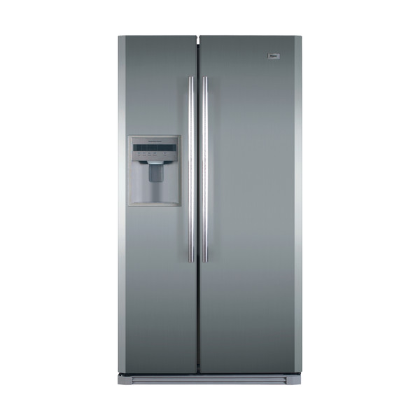Haier HRF-663ISA freestanding 500L A+ Stainless steel side-by-side refrigerator