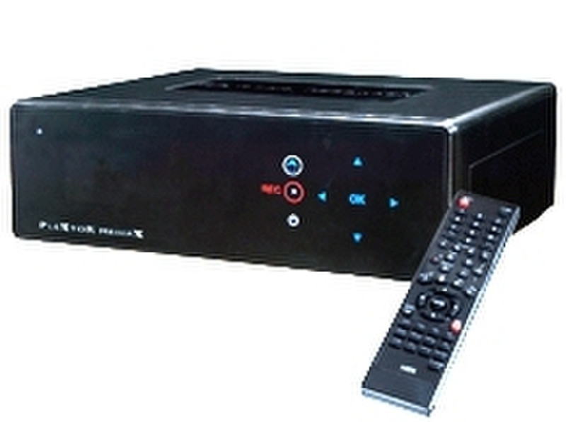 Plextor PX-MX500WL Wireless Networked Media Player/Recorder Black digital media player