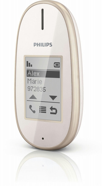 Philips MT3120T/52 DECT telephone handset Caller ID White