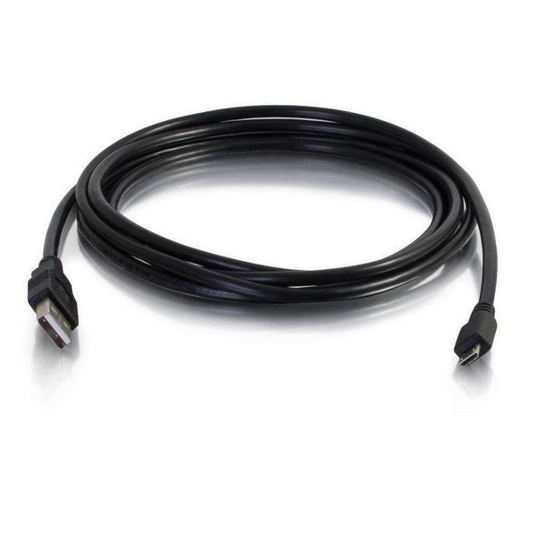 C2G USB A/micro B, 0.3m 0.3м USB A Micro-USB B Черный кабель USB