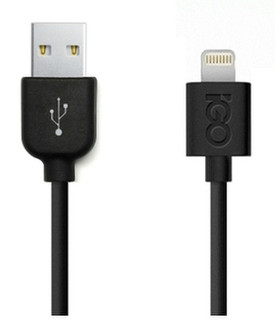 iGo PS00321-0001 1m USB A Lightning Black USB cable