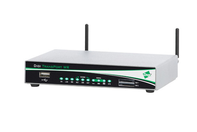 Digi WR41-U800-DA1-XH Ethernet LAN Black,White wired router