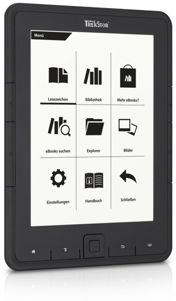 Trekstor Pyrus 2GB 6" 2GB Black e-book reader