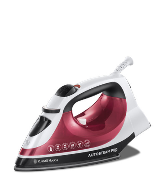 Russell Hobbs Auto Steam Pro Dry & Steam iron 2400W Red,White