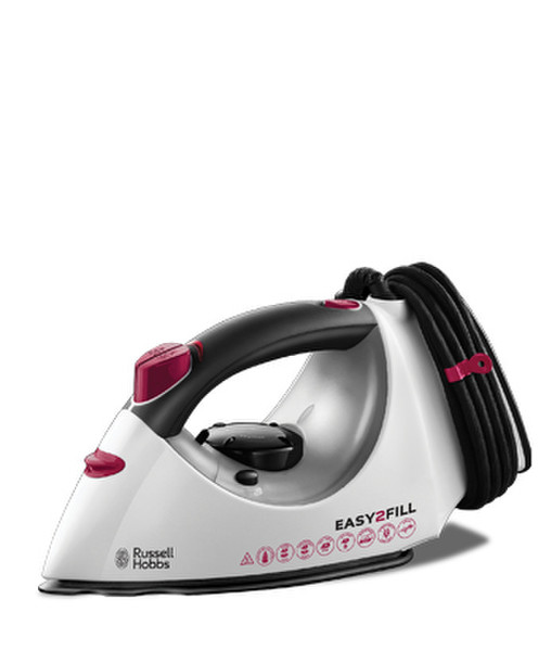 Russell Hobbs Easy2Fill Dry & Steam iron 2400W Black,Red,White