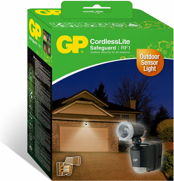 GP Lighting 060628-LAB1 Outdoor wall lighting LED Schwarz