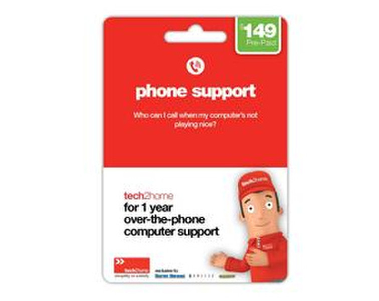 Tech2Home Phone Support, 12 Month