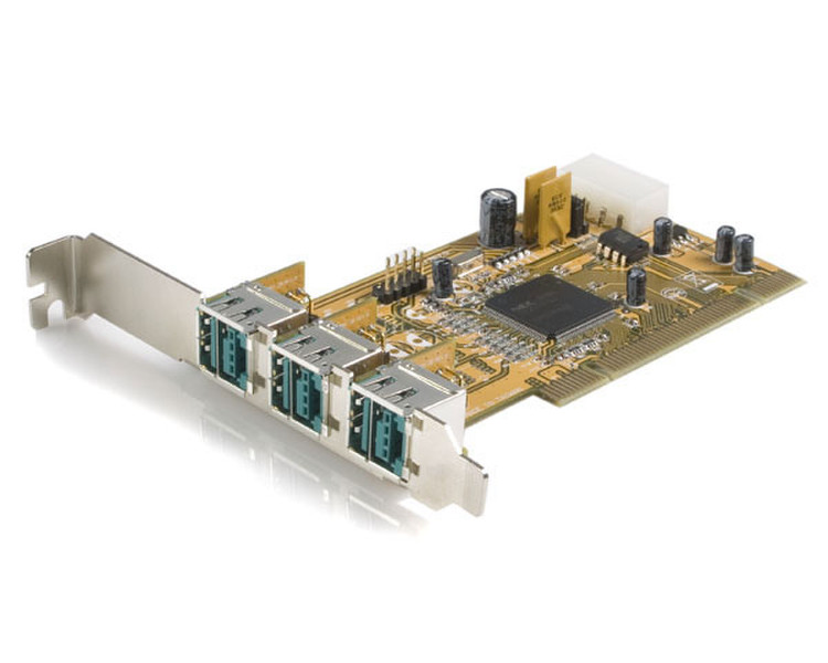 StarTech.com 3 Port PCI Adapter Card интерфейсная карта/адаптер