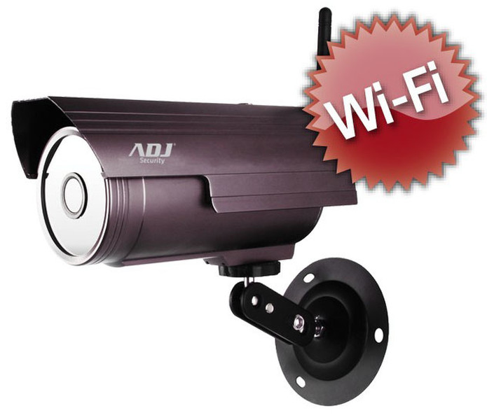 Adj 700-00028 IP security camera Вне помещения Пуля Черный камера видеонаблюдения