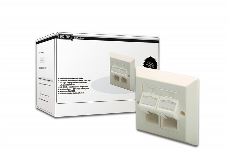 ASSMANN Electronic DN-93805 RJ-45 White socket-outlet