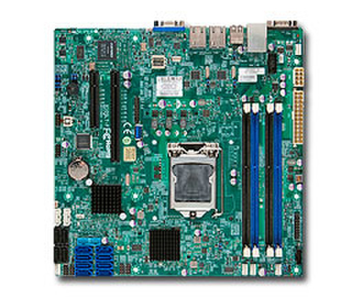 Supermicro X10SL7-F Intel C222 Socket R (LGA 2011) Micro ATX Server-/Workstation-Motherboard