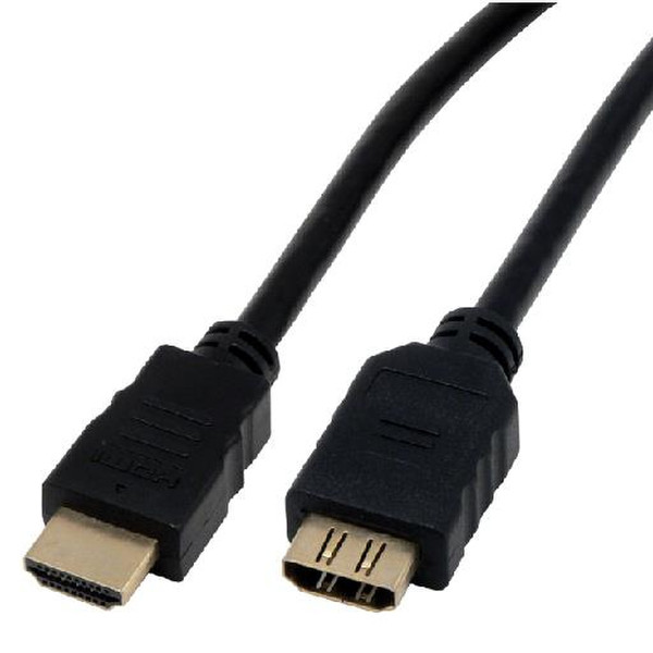MCL MC384/3D-2M 2м HDMI HDMI Черный HDMI кабель