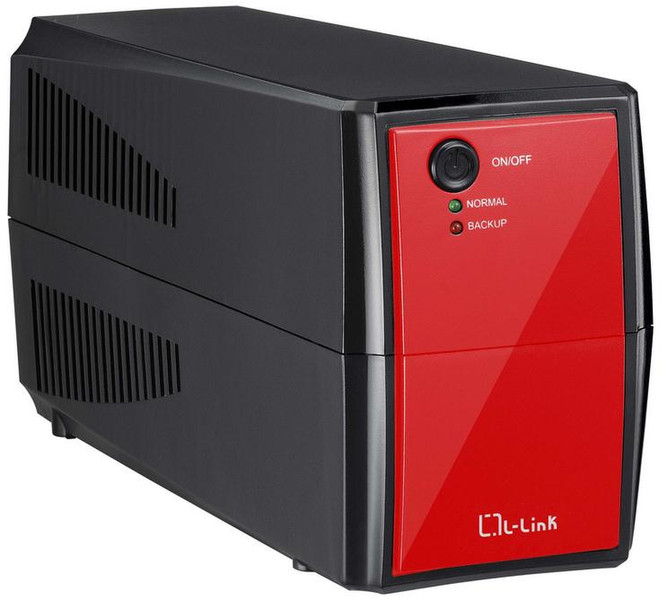 L-Link LL-1550R 550VA 2AC outlet(s) Red uninterruptible power supply (UPS)