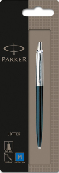 Parker Jotter Clip-on retractable ballpoint pen Средний Синий 1шт