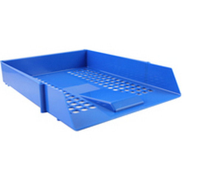 Deflecto CP043YTBLU Polystyrene Blue desk tray