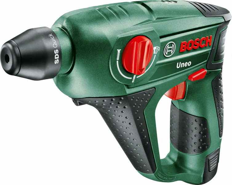 Bosch Uneo Pistol grip drill Lithium-Ion (Li-Ion) 1.5Ah 1200g Black,Green