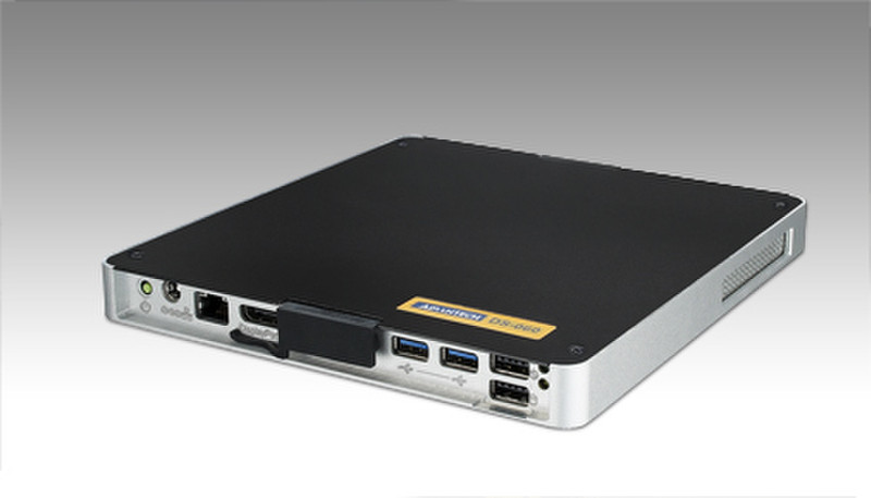 Advantech DS-063GB-S8A1E 1.86ГГц D2550 870г Черный, Cеребряный