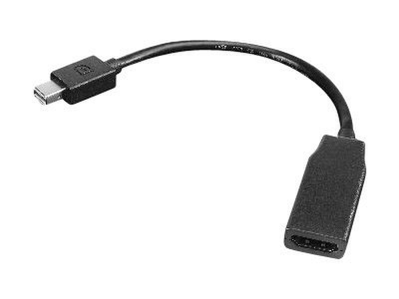 Lenovo 0B47089 0.2m Mini DisplayPort HDMI Black video cable adapter