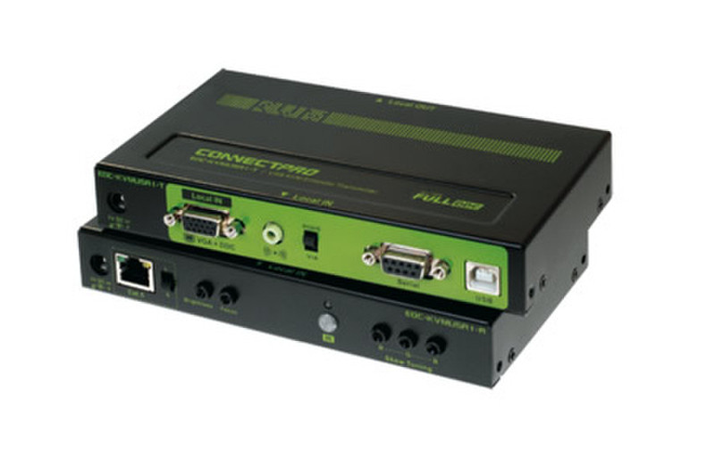 ConnectPRO EOC-KVMUSA1 AV transmitter & receiver Black,Green AV extender