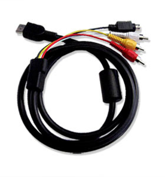 LaCie Silverscreen 3 Composite + Stereo Cable Черный